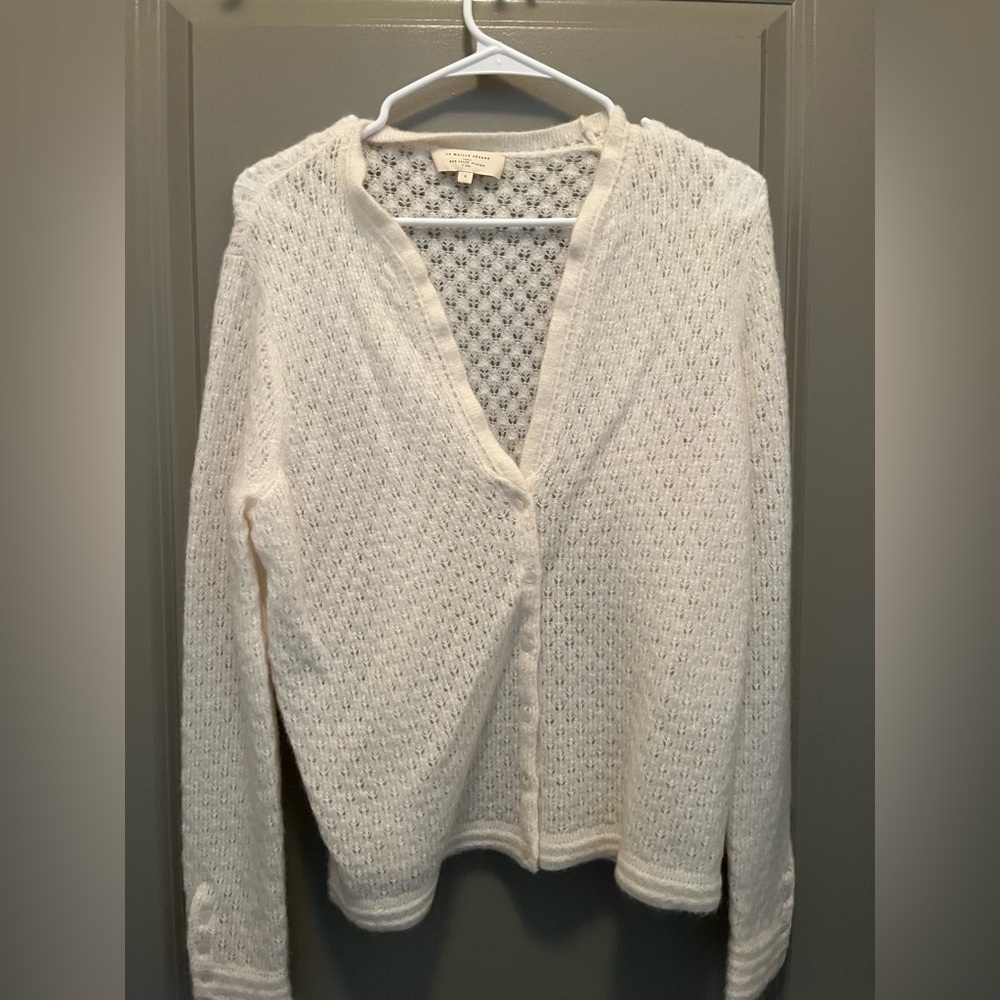 Sezane Cream Women's Cardigan
